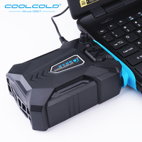 COOLCOLD próżni przenośny Laptop Cooler USB chłodnica zewnętrzna ekstrakcji wentylator Notebook dla 15 15.6 17 Cal laptopa 3